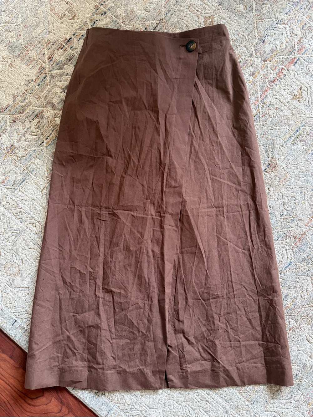 Abercrombie NWT Brown Wrap Skirt